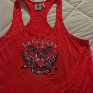 Exist Bright Red Tank Top